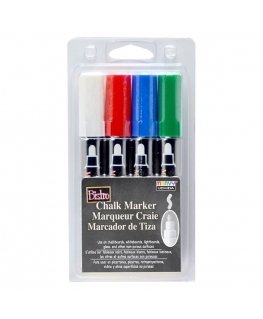 Marvy Uchida Chalk markers Marvy Bistro Chalk Marker 480-4E 4 pcs.