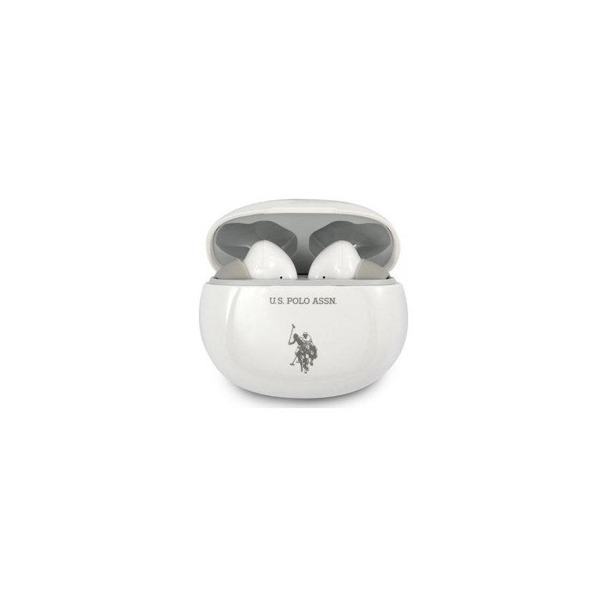 US Polo słuchawki Bluetooth USTWS1WH TWS + stacja dokująca biał – 2