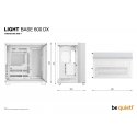 be quiet! LIGHT BASE 600 DX White Midi Tower Valge be quiet! LIGHT BASE 600 DX White Midi Tower Valge
