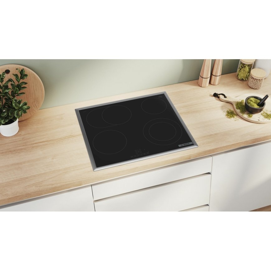 Bosch Serie 4 PKN645BB2E keittolevy musta Kiinteä 60 cm Keittoalueinduktioliesi 4 alue(tta) – 4