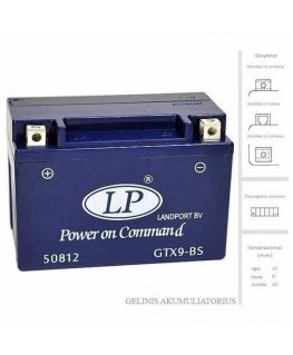 Landport Battery 9 Ah 145 A EN 12V