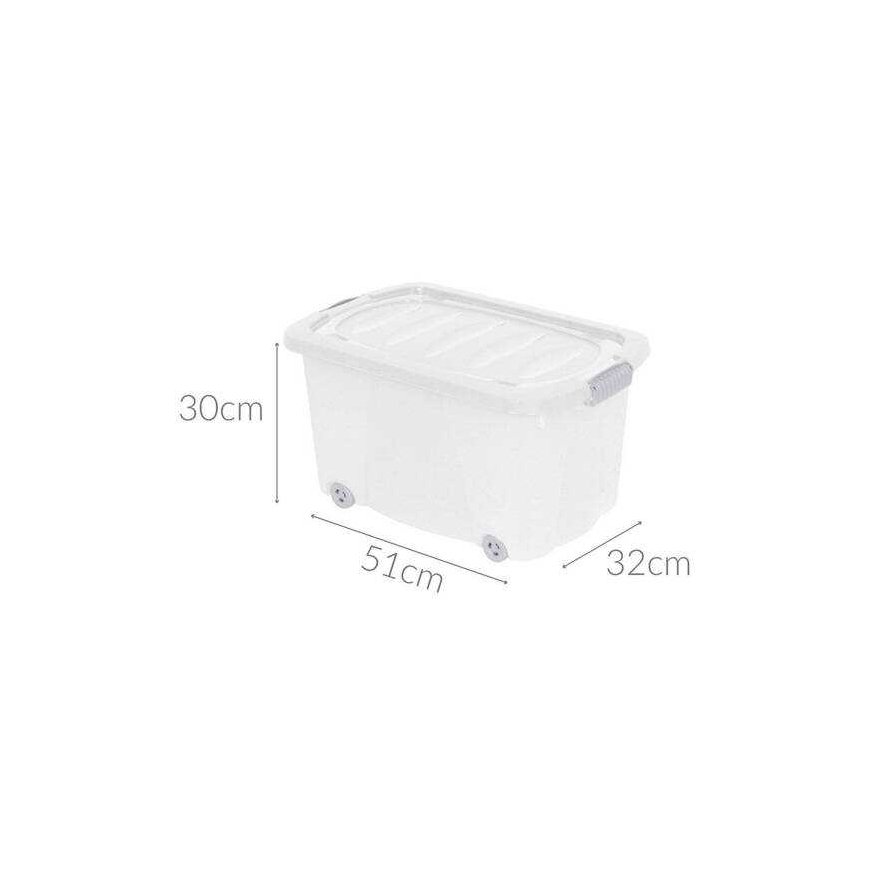Storage Solutions Sandėliavimo konteineris ant ratų - 45 l – 2