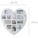 Photo frame Wooden heart photo frame Multi Frame White Photo frame Wooden heart photo frame Multi Frame White