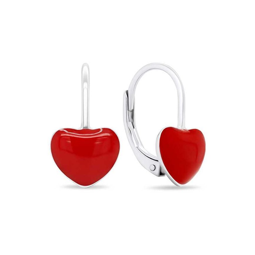 Brilio Silver Brilio Silver Beautiful silver earrings Heart EA445WR