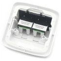 DATACOM ABB Tango Data socket UTP CAT5E 2xRJ45 WHkey baltas DATACOM ABB Tango Data socket UTP CAT5E 2xRJ45 WHkey baltas