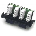DATACOM ABB Tango Data socket UTP CAT5E 2xRJ45 WHkey white