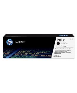 HP 201X, Оригинальный лазерный картридж LaserJet увеличенной емкости, Черный