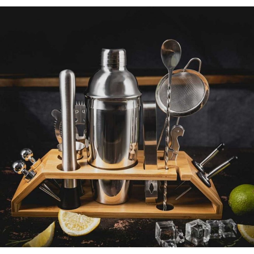 Klausberg cocktail shaker setti, ruostumaton teräs, KB-7654, 13 kpl – 3