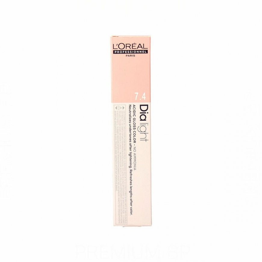 hiusväri L'oreal Professionnel Dia Light Gel-Creme Acide Sans Ammoniaque 7.4 50ml