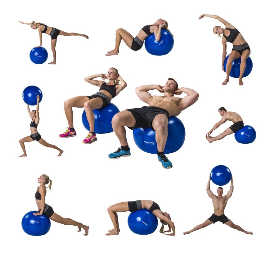 Voimistelupallo TUNTURI Gymball 90cm, punainen – 2