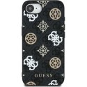 Guess PU 4G Peony MagSafe Apple iPhone 16e phone case black