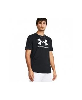 Under Armour Sportstyle Logo Vyriški marškinėliai juodi 1382911 001 S