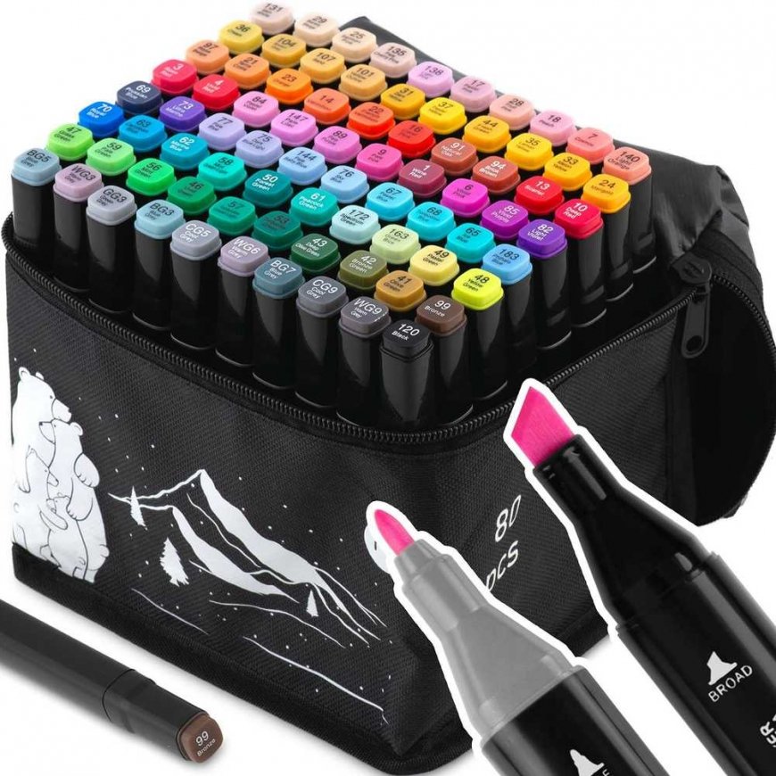 Painting mat 90 x 120 cm + 80 Ricokids alcohol markers – 3