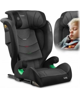Turvaistuin Nukido Louis Soft musta-harmaa 15-36 kg ISOFIX