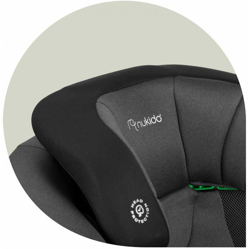 Turvaistuin Nukido Louis Soft musta-harmaa 15-36 kg ISOFIX – 5