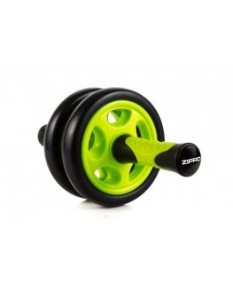Gymnastic roller ZIPRO Exercise Wheel, black-green