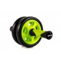Gymnastic roller ZIPRO Exercise Wheel, black-green Gymnastic roller ZIPRO Exercise Wheel, black-green