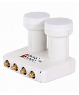 Opticum LMQP-04H taajuusmuunnin (LNB) 10,7 - 12,75 GHz Valkoinen