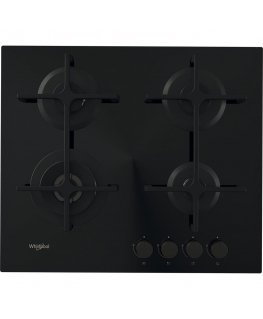Whirlpool AKT 627/NB1 Черный Встроенный 59 cm Газовый 4 зона(ы)