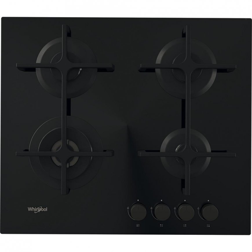 Whirlpool AKT 627/NB1 musta Kiinteä 59 cm Kaasuliesi 4 alue(tta)
