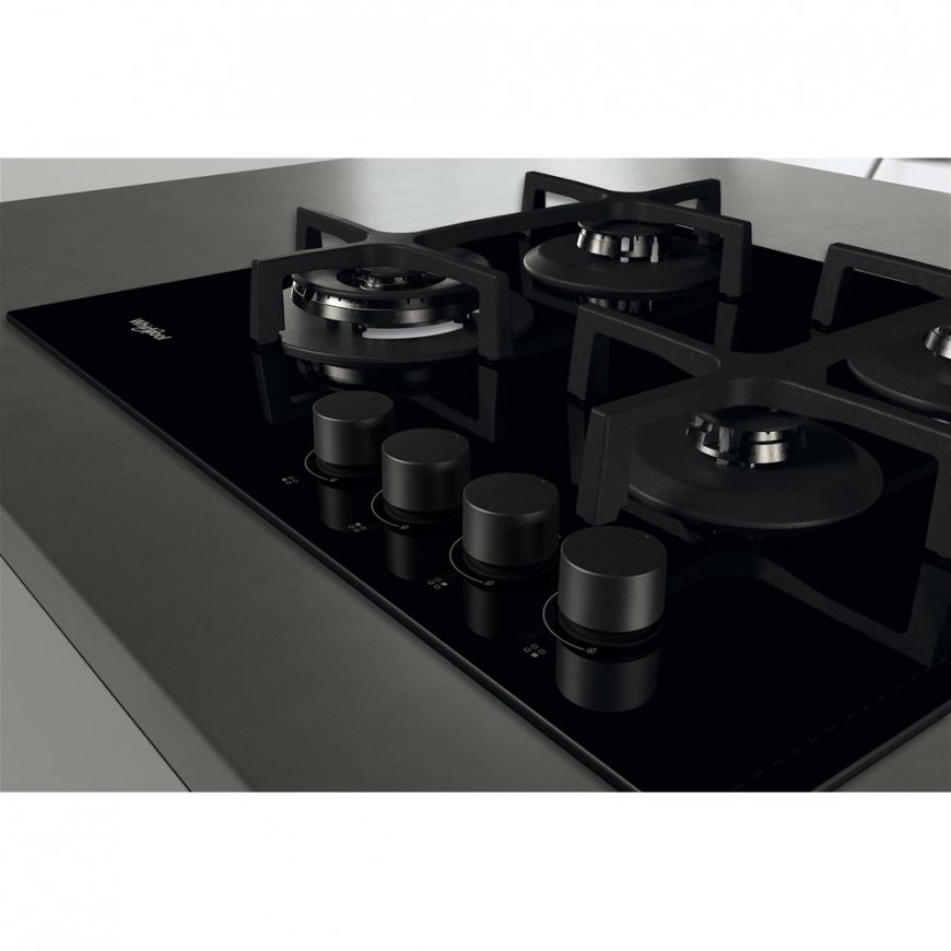 Whirlpool AKT 627/NB1 Melns Iebūvēts 59 cm Gāzes 4 zone(s) – 4