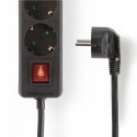 Nedis EXSO630F2BK удлинитель 3 m 6 розетка(и) Для помещений Черный Nedis EXSO630F2BK удлинитель 3 m 6 розетка(и) Для помещений Черный
