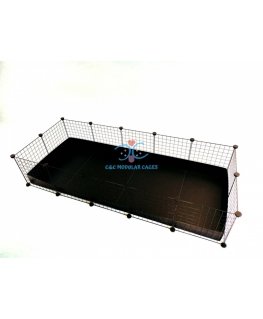 C&C Modular Cages 5x2 Merisiga, Siil, Rabit Must