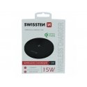 Swissten 22055504 mobile device charger Smartphone Black AC Wireless charging Fast charging Indoor