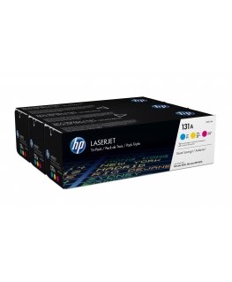 HP 131A 3-pack Cyan/Magenta/Yellow Original LaserJet Toner Cartridges