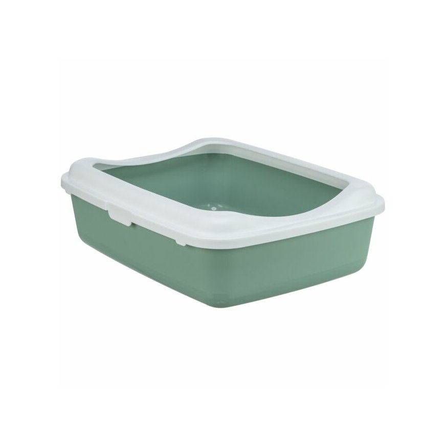 TRIXIE 40185 dog / cat litter box Open litter box Green, White