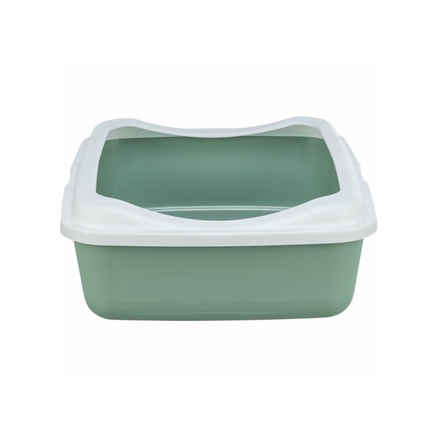TRIXIE 40185 dog / cat litter box Open litter box Green, White – 2