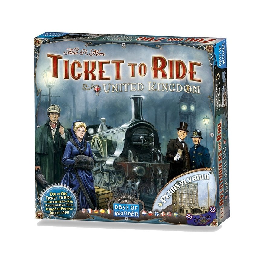 Asmodee Ticket to Ride Map Collection 5 United Kingdom