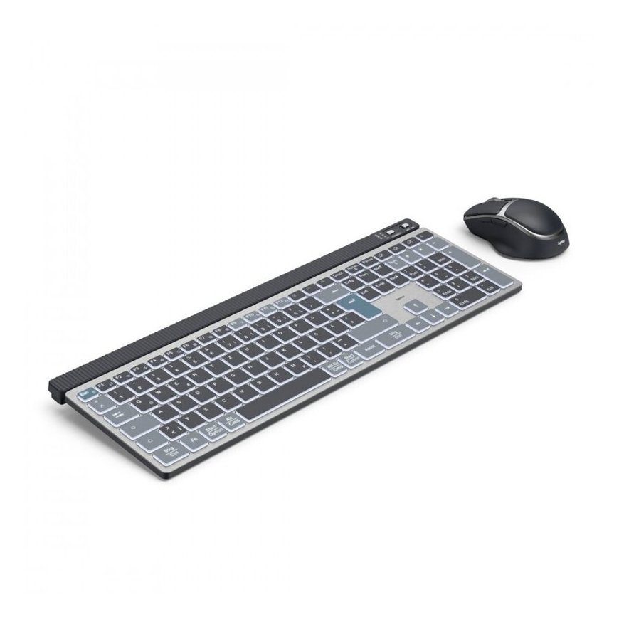 multi device keyboard and mouse set black