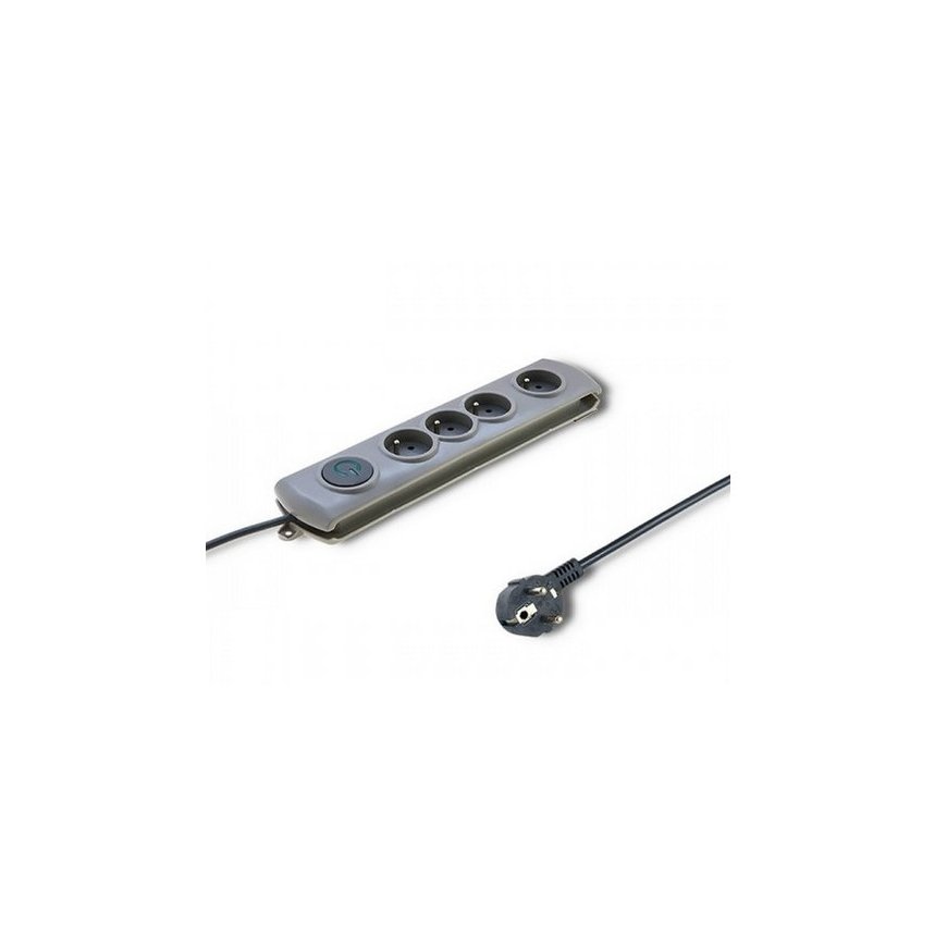 Qoltec 50163 pārsprieguma aizsargs Pelēks 4