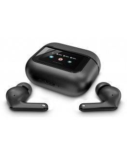Energy Sistem Display ANC Ausinės True Wireless Stereo (TWS) Įkišamos į ausį Muzika / kasdienis C tipo USB Bluetooth Juoda