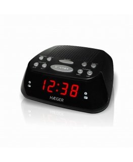 Haeger RA-06B.005B äratuskell Digitaalne äratuskell Must