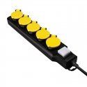 LogiLink LPS255 power extension 1.5 m 5 AC outlet(s) Outdoor Black, Yellow LogiLink LPS255 power extension 1.5 m 5 AC outlet(s) Outdoor Black, Yellow