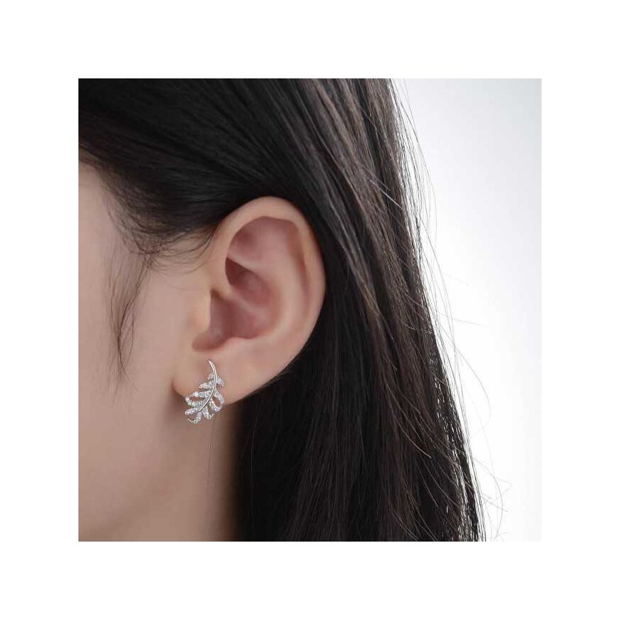 Moiss Shiny long earrings with cubic zirconia E0003043 – 2