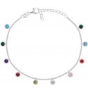 Brilio Silver Playful silver bracelet with zircons BRC78WRBW Brilio Silver Playful silver bracelet with zircons BRC78WRBW