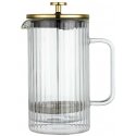 ZAPARZACZ DO KAWY HERBATY SZKLANY 1000ML FRENCH PRESS KLAUSBERG KB-7761 Golden ZAPARZACZ DO KAWY HERBATY SZKLANY 1000ML FRENCH PRESS KLAUSBERG KB-7761 Golden