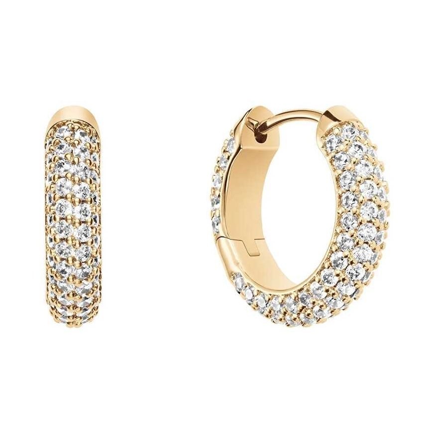 Daniel Wellington Sparkling Gold-Plated Pavé Circles DW00400642