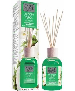 Sweet Home Collection Aromidiffuusori White Musk 250 ml 250 ml Kotituoksu ruokolla