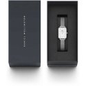 Daniel Wellington Quadro 20X26 Pressed Sterling S White Watch DW00100438 Daniel Wellington Quadro 20X26 Pressed Sterling S White Watch DW00100438