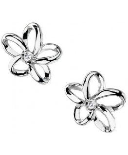 Hot Diamonds Paradise earrings Open Petal Stud DE248