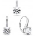 Brilio Silver Brilio Silver Charming silver set with zircons SET241W (pendant, dangle earrings) Brilio Silver Brilio Silver Charming silver set with zircons SET241W (pendant, dangle earrings)
