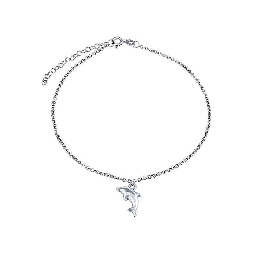 Silvego Silver anklet with dolphin ZT151095VSW – 2