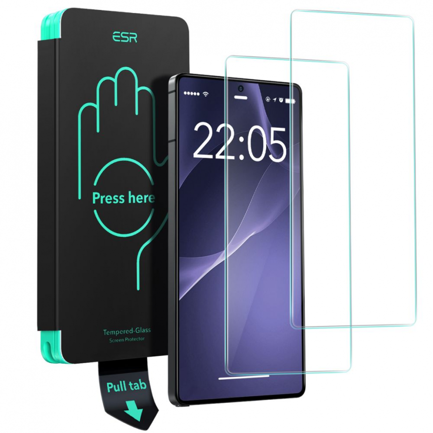 ESR TEMPERED GLASS 2-PACK GALAXY S25 ULTRA CLEAR TEMPERED GLASS