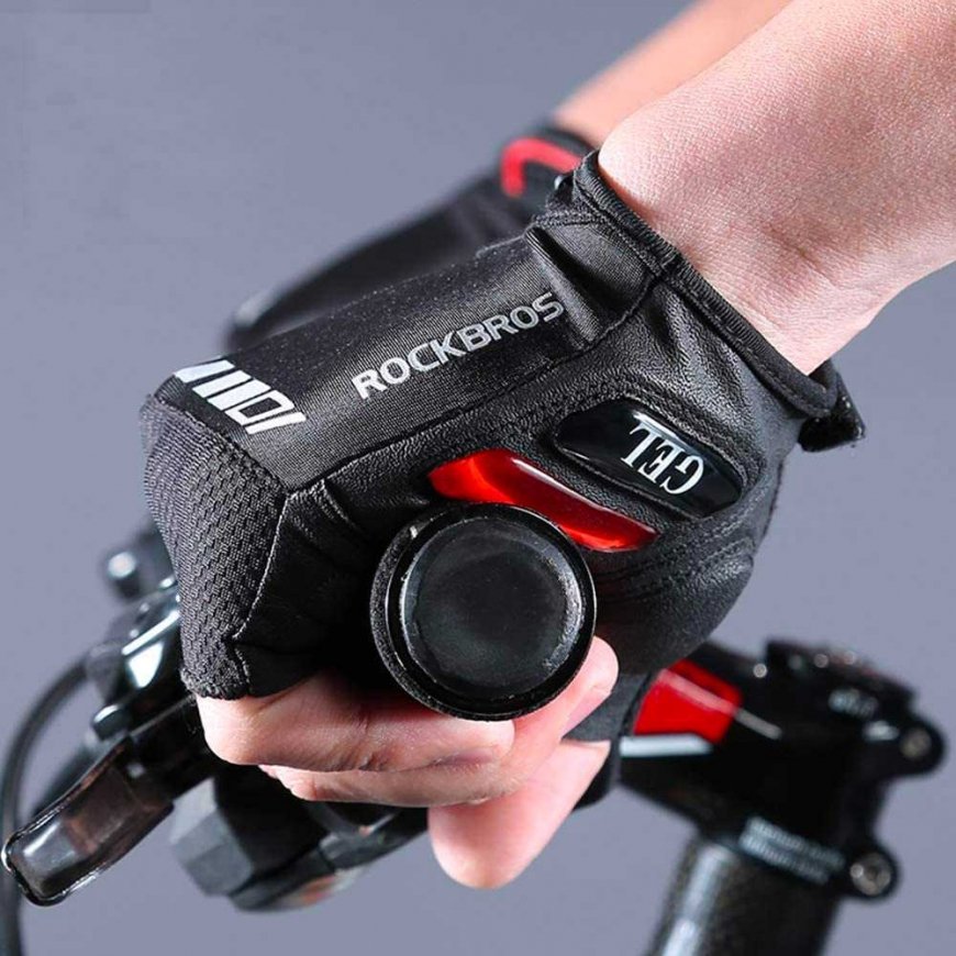 Rockbros S143-BK L cycling Pirštinės gel inserts - juodas – 2