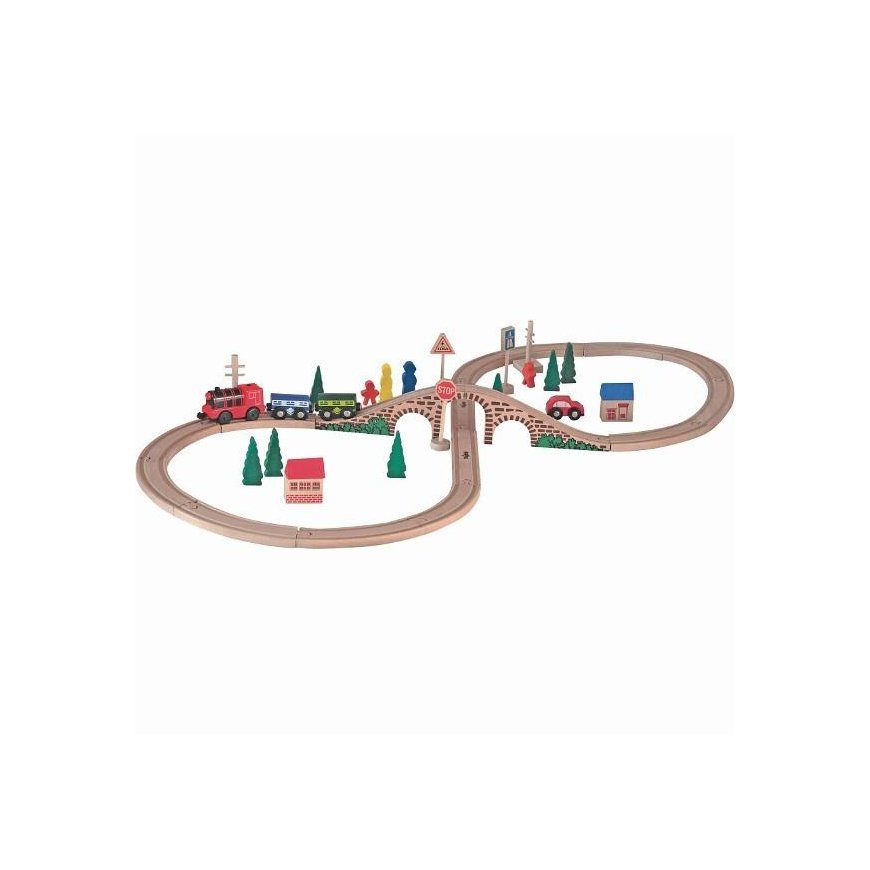 Woodyland Eight Railway Set Figure with Battery Powered Motor – 4