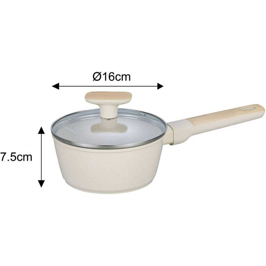 Klausberg 12-piece marble pot set with glass lids – 4